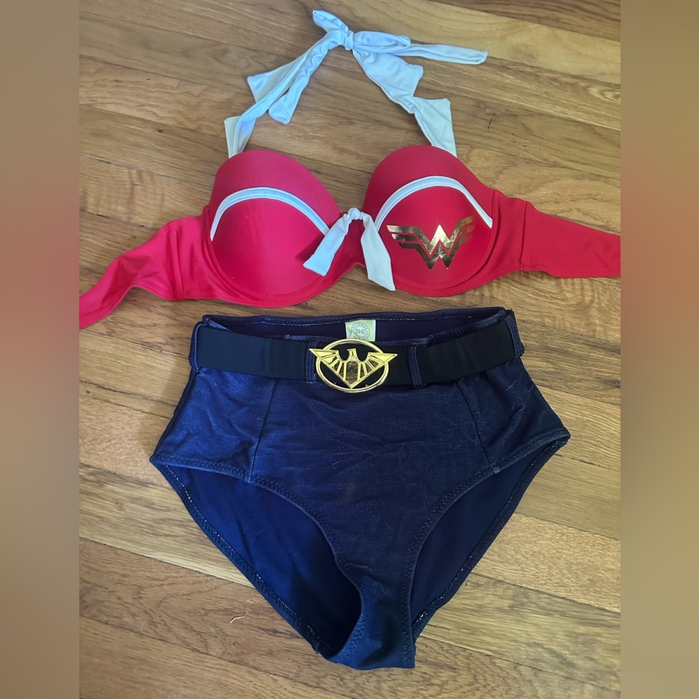 Wonder Woman bikini.